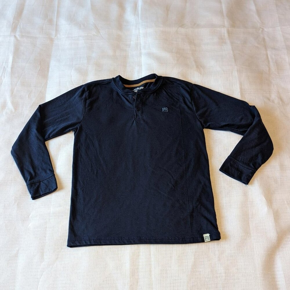 Avalanche Outdoor Inspired Apparel Co. Kids Navy Blue Hiking Camping T‎ Shirt